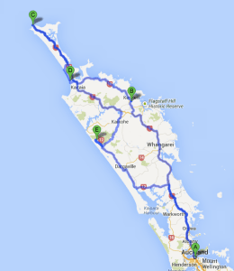 Northland travel route