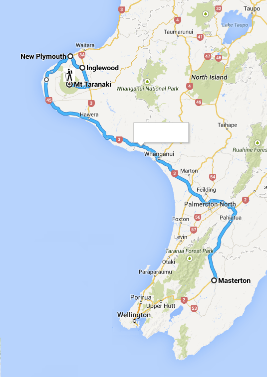 Masterton to Taranaki