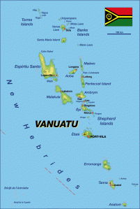 Vanuatu map